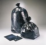 Tools & Hardware : Black Garbage Bags 23x10x39 33 Gallon 100/Case 1.5 Mil