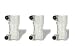 Sporting Goods : Paintball Kingman Vertical Straight Elbow Clear 3 Pack!