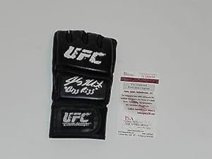 JOHNY HENDRICKS autograph signed UFC right handed Glove 