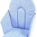 High Chair Seat Liner - blue