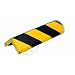 Knuffi 60-6782 Polyurethane Foam Soft Edge Corner Wall Protection Bumper Guards, Yellow/Black