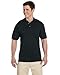 Jerzees J100 6 oz. Cotton Jersey Polo-Medium-Black
