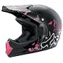 Fox Racing Youth Girl's Tracer Pro Helmet - Youth Large/Black/Pink