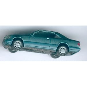HERPA 031455 MERCEDES BENZ E320 COUPÉ- Miniaturmodell (Präzisionsmodell) 1:87,Farbe: grün-metallic