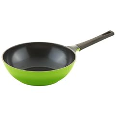 Culinario Wok mit umweltfreunlicher Ecolon Keramik-Beschichtung � 30 cm, in gr�n