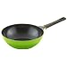 Culinario Wok mit umweltfreunlicher Ecolon Keramik-Beschichtung � 30 cm, in gr�n