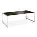 Modern Coffee Tables | Storage Coffee Tables | Black Coffee Tables | Contemporary Coffee Tables | Glass Coffee Tables | Black Glass Coffee Tables | Contemporary Cocktail Tables - Chrome With Black Glass Yeild Coffee Table