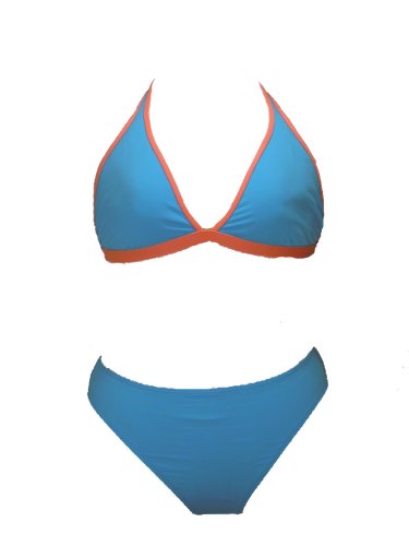 Ralph Lauren 2 Pc Turquoise Halter Bikini Set 14