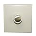 Lutron Fs-10E-Iv Fs-10E Ivory 120V 10A Fandial Fan Speeed Control Spst Rotary Switch