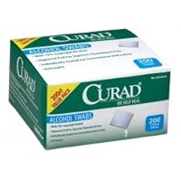 Curad Alcohol Swabs 200 ea