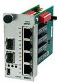 Transition Networks C4TEF1014-120 Point System 4x T1/E1/J1 Copper to Fiber Transport Mux - Multiplexor - plug-in module - T-1/E-1/J-1