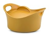 Rachael Ray Stoneware 2-3/4-Quart Covered Bubble & Brown Casserole 