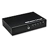 LCS - SPLITTER HDMI 1.4 - Hub HDMI 2 ports 1x2 - 1 source HDMI vers 2 �crans - Full HD 1080p - 3D Optimis� - Amplicateur int�gr� - Connecteurs plaqu�s or - Certifi� HDCP - Boitier en m�tal compatible avec tous les t�l�viseurs