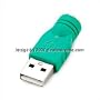 PS/2 Female to USB Male Adapter