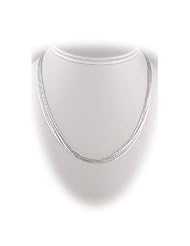Multi-Strand Diamond Cut 925 Sterling Silver Chain Necklace with extender 16, 18, 20 Inch
