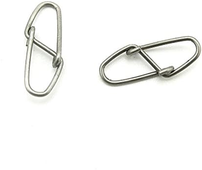 5x Test 35kg Cross Lock Swivel Fishing Tackle Fly Rings Coast Lock Snap Solid Ring Rolling Coastlock Sea Hooks Lures Ball Bearing FY006-01