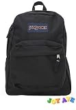 JANSPORT SUPERBREAK BACKPACK SCHOOL BAG- Black-T501-008