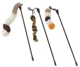 SPOT ”Spotnips” Camoflauge Bungee Teaser Wand Cat Toy