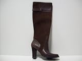 Nine West 'Miley' Leather/Suede Boots (8M Dark Brown/Brown)