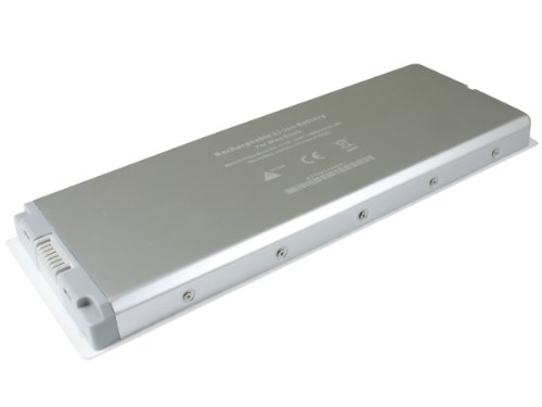 10.8V Batterie ordinateur portable (remplacement) pour Apple MacBook 13″,A1185, A1181, MA561, MA566,MA561FE/A, MA561G/A, MA561J/A, MA561LL/A,MA566FE/A, MA566G/A, MA566J/A, 5800MAH, 6 Cellules, MA,MB Série, blanc, neuf