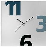 Nava Time Square Big Numbers Wall Clock
