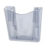 Deflecto 63002 Docupocket portrait orientation wall file pocket, 10-1/4wx4dx10h, smoke