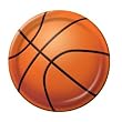 9" Basketball Party Plates