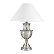 Metal Table Lamp - Silvertone