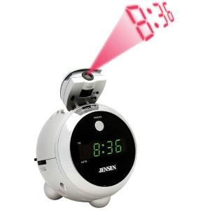 NEW JENSEN JCR-222 AM/FM PROJECTION ALARM CLOCK RADIO (PERSONAL AUDIO)