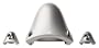 JBL Creature 2.1 Computer Speakers (3-Speaker, Silver)