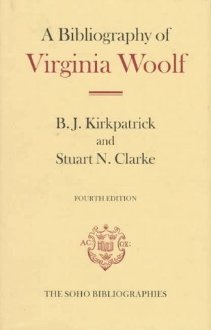 A Bibliography of Virginia Woolf (Soho Bibliographies)