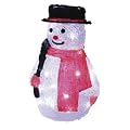 LED Acryl Figur Schneemann f�r den Au�enbereich