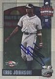 Eric Johnson, Cleveland Indians Autographed Card