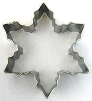 RM Snowflake Metal Cookie Cutter for Holiday Baking / Christmas Party Favors / Scrapbooking Stencil 3"