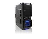 MSI Computer Corp. ATX Mid Tower Chassis with USB3.0 x1 Front/USB2.0 x3 Front/3.5-Inch Drive Bay x6/5.25-Inch Drive Bay x4, Black (Nighthawk)