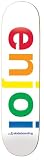 Enjoi Spectrum White Skateboard Deck - 7.6 Inch