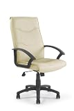 Eliza Tinsley High Back Cream Leather Faced Executive Armchair