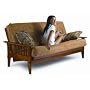 San Mateo Fashion Hardwood Sofa Bed - Full-Teak