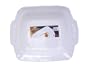 Decorative Living Deep Dish Serving Platter with Handles