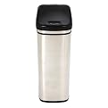 Touch-Free Stainless Steel 13-Gallon Trash Can