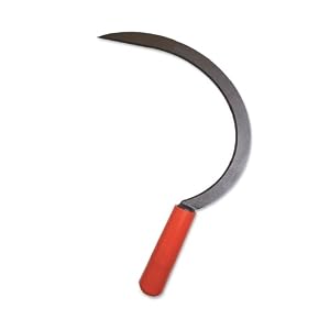 Bully Tools 92391 12-Inch Grass Hook with Steel Blade and Cushion Grip