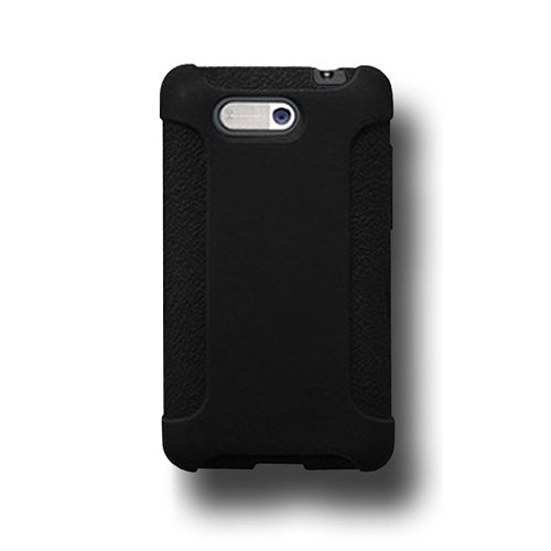 Amzer Silicone Skin Jelly Case for HTC Aria (Black )