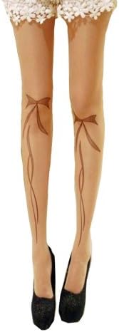 Wingler New Tattoo Stocking Girl's Sexy Pantyhose Fashion Ladies Tights-a(20D,A20
