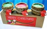 Holiday Peruvian Candlenut - - Set of 3 - B001PZ317I