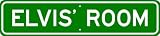 ELVIS ROOM SIGN - Personalized Gift Boy or Girl, Aluminum