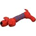 Pooch Pleasers Red Ruff Rope and Terry Dog Toy