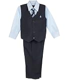 Vittorino "Solid Classic" 4-Piece Vest Set (Sizes 2T - 4T)