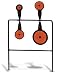 Spinner Target Duplex Quad Action Spinner