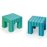 EVA Foam Stool(Purchase in Sets of 2)- 1 in Blue/Green, 1 in Green/Blue