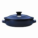 Emile Henry Flame Top 12 Inch Round Brazier, Azur